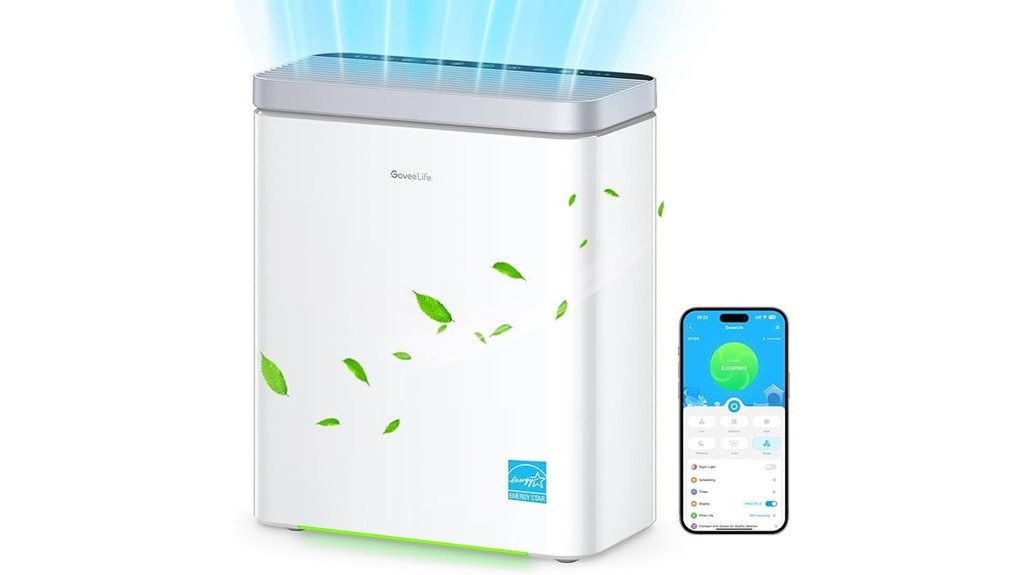 smart air purifier for large