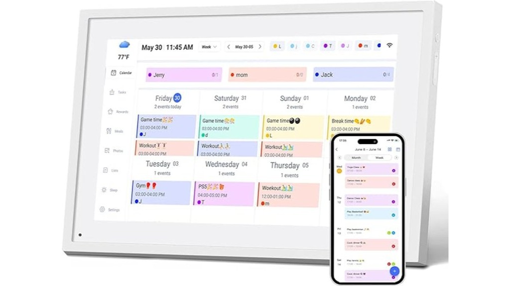 smart digital calendar planner