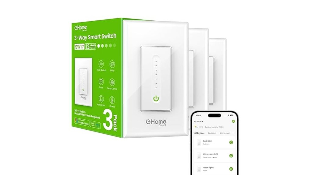 smart dimmer switch triple pack