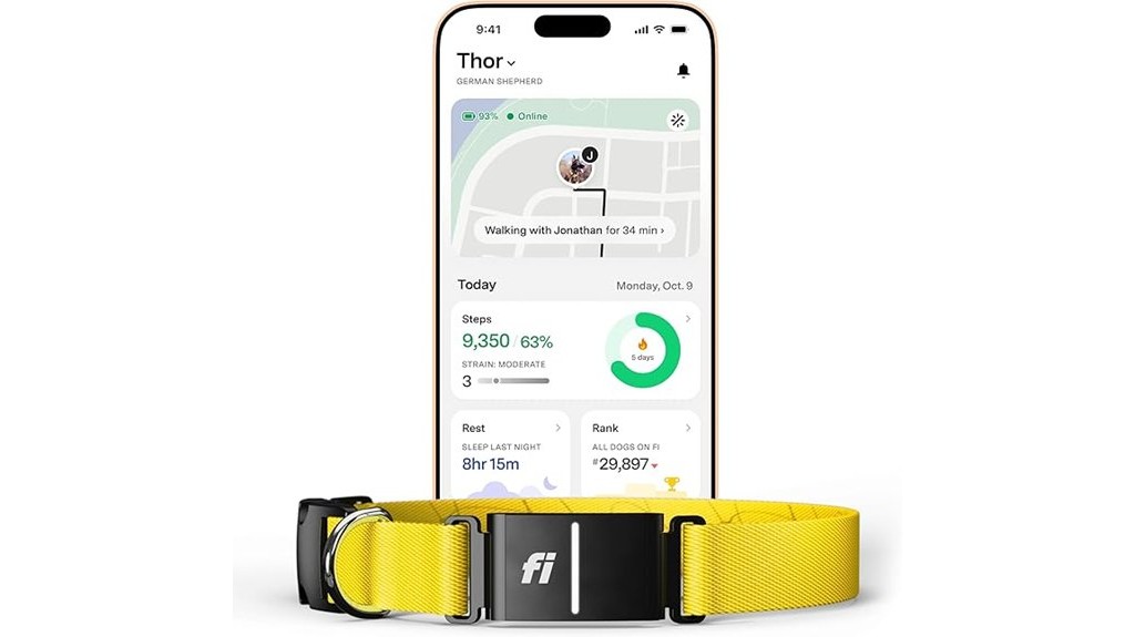 smart dog collar large size