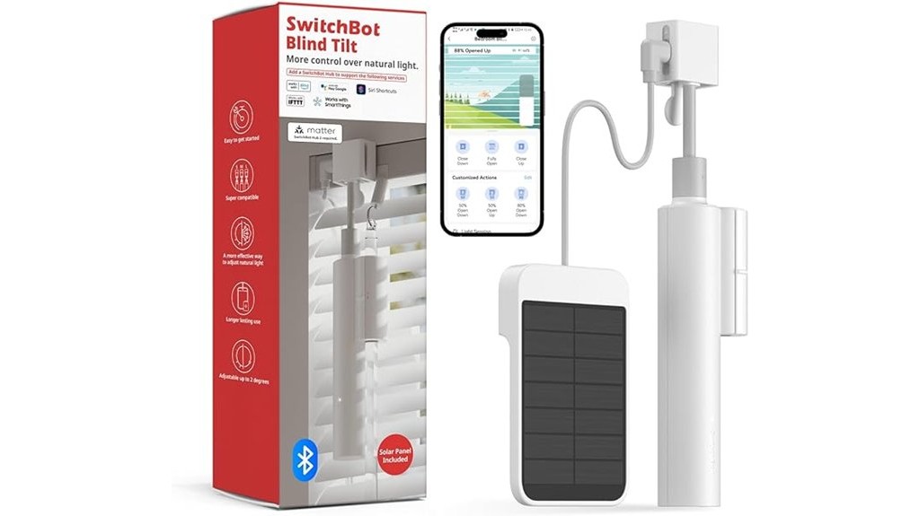 smart electric blinds controlled remotely