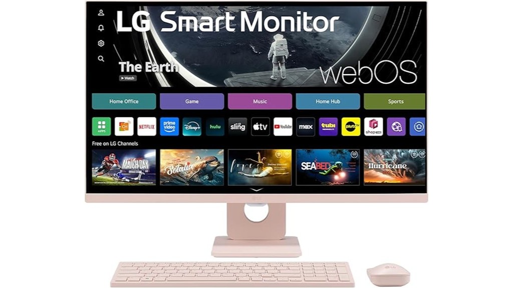smart monitor with streaming tv