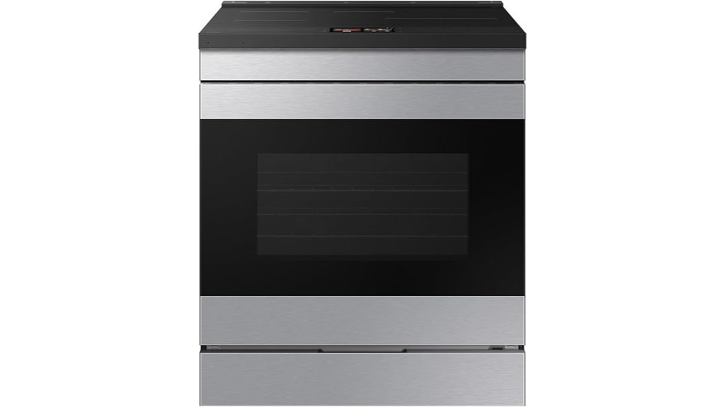 smart slide in induction range