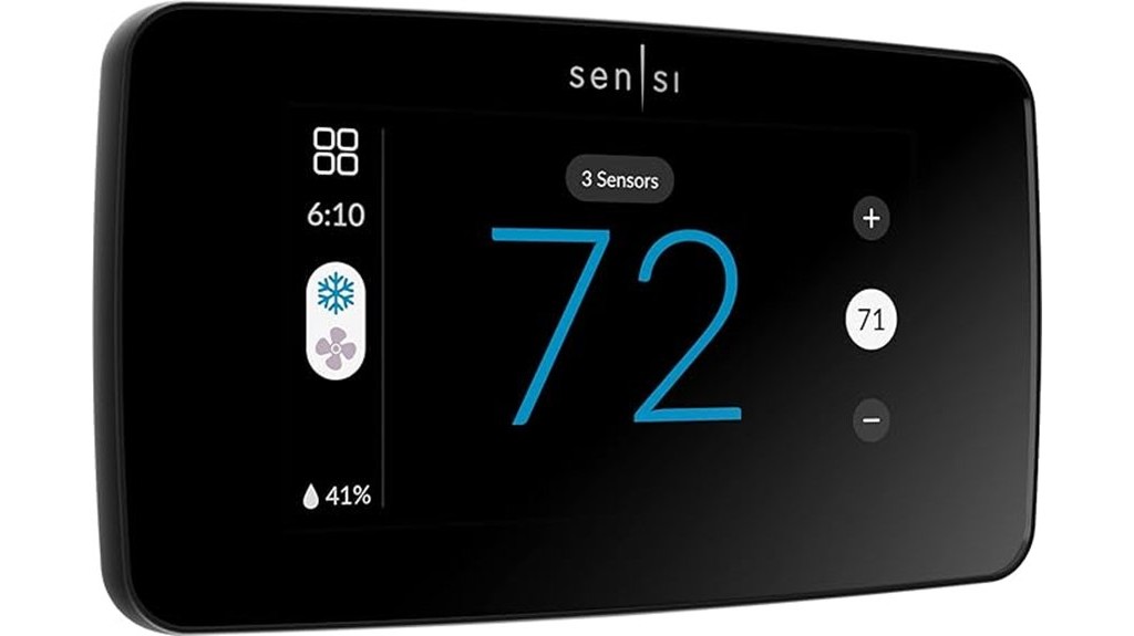 smart touch thermostat control
