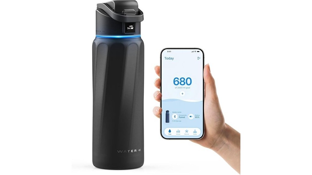 smart water tracking bottle