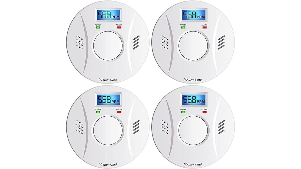 smoke carbon monoxide and co2 detectors