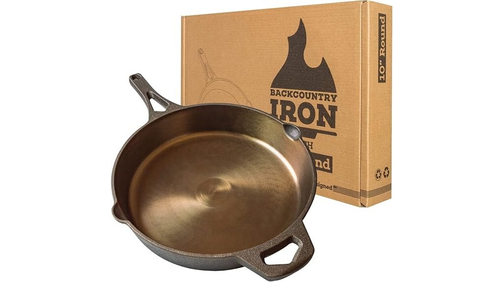 smooth pre seasoned cast iron skillet