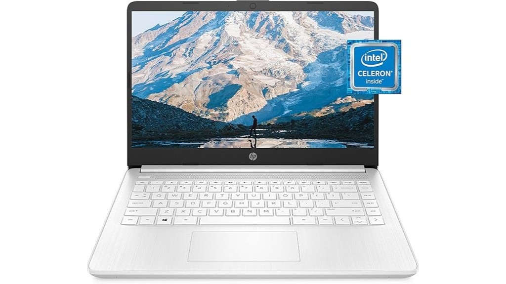 snowflake white hp 14 laptop