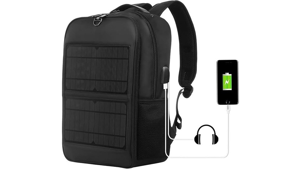 solar powered hiking backpack