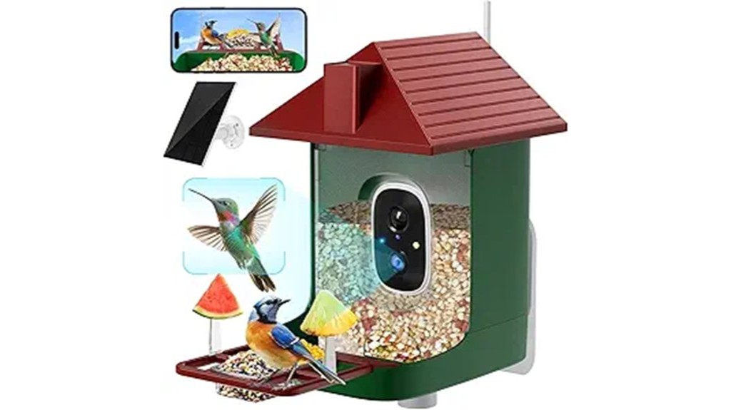 solar powered smart feeder