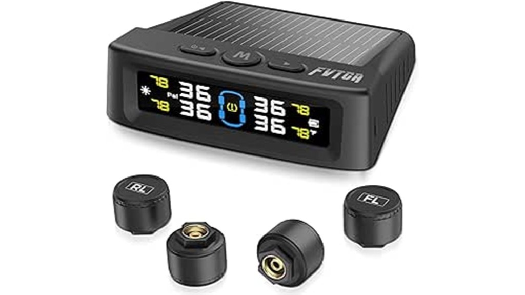 solar powered tire monitoring