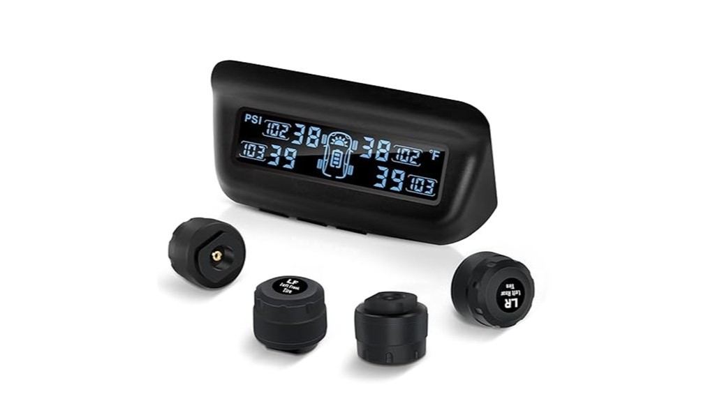 solar powered tpms auto calibration