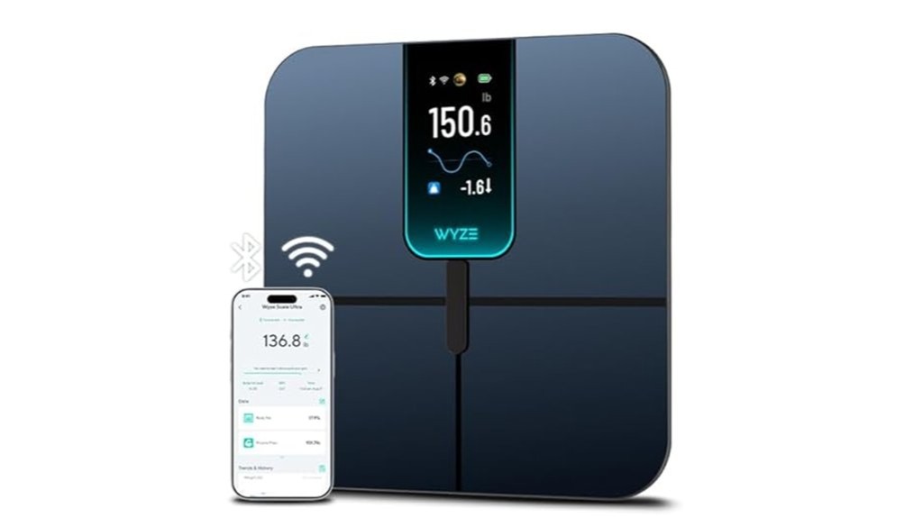 sophisticated weight measurement with vivid display