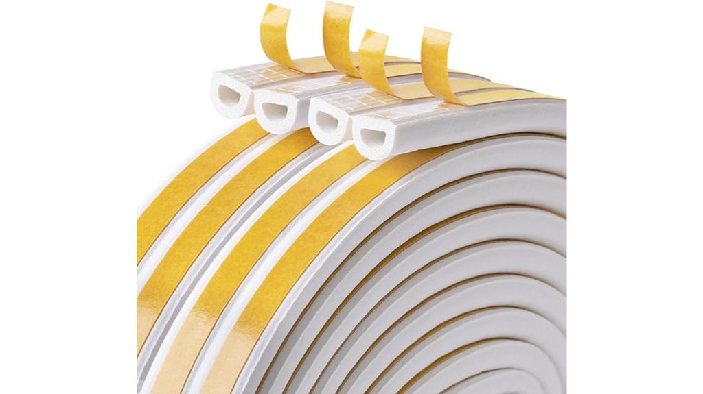 soundproof weather door insulation strip