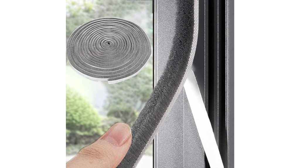 soundproofing weatherproof self adhesive gray stripping