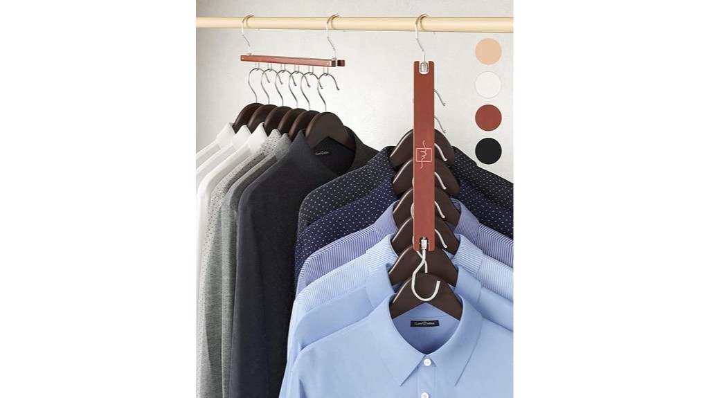 space saving closet hangers