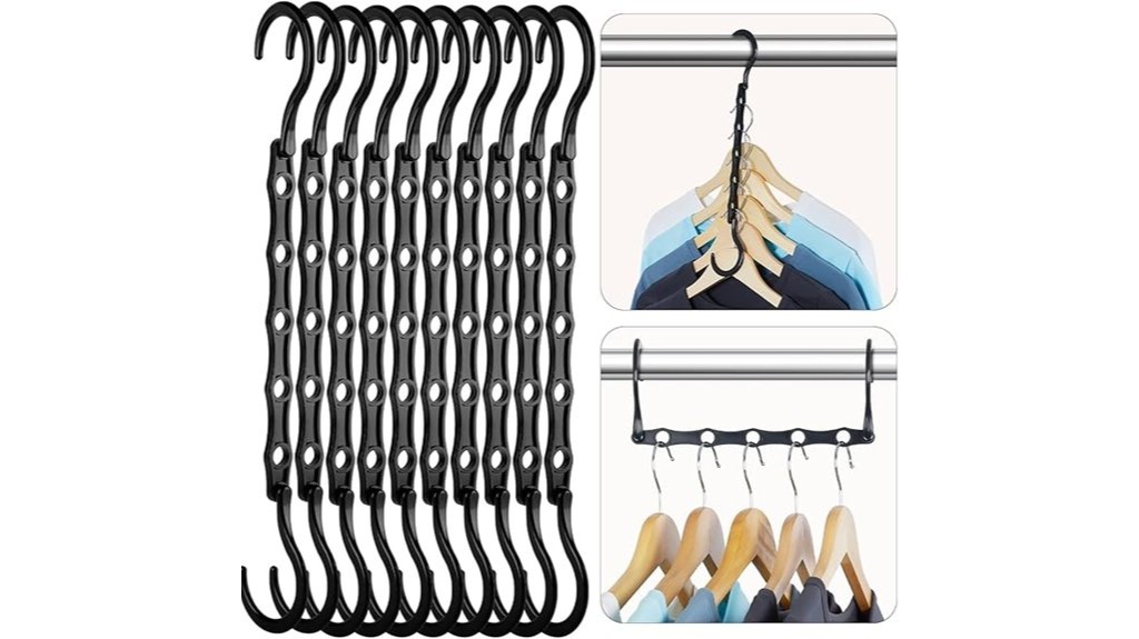 space saving versatile hangers