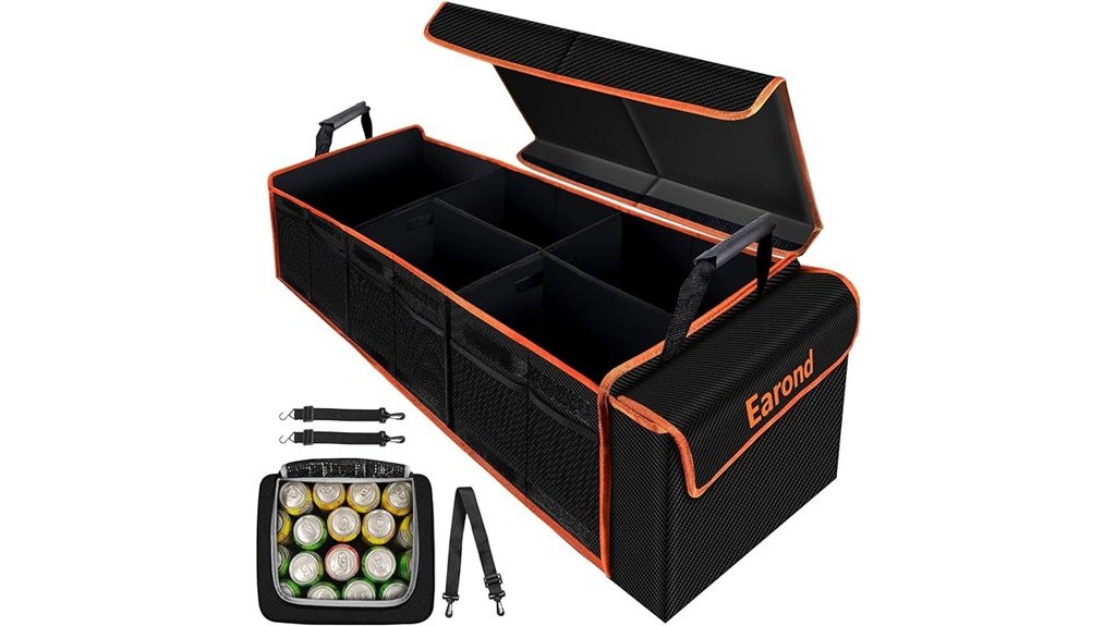 spacious multipurpose storage cooler compartment