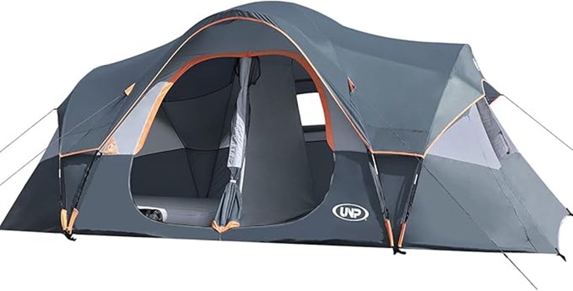 spacious tent for large family