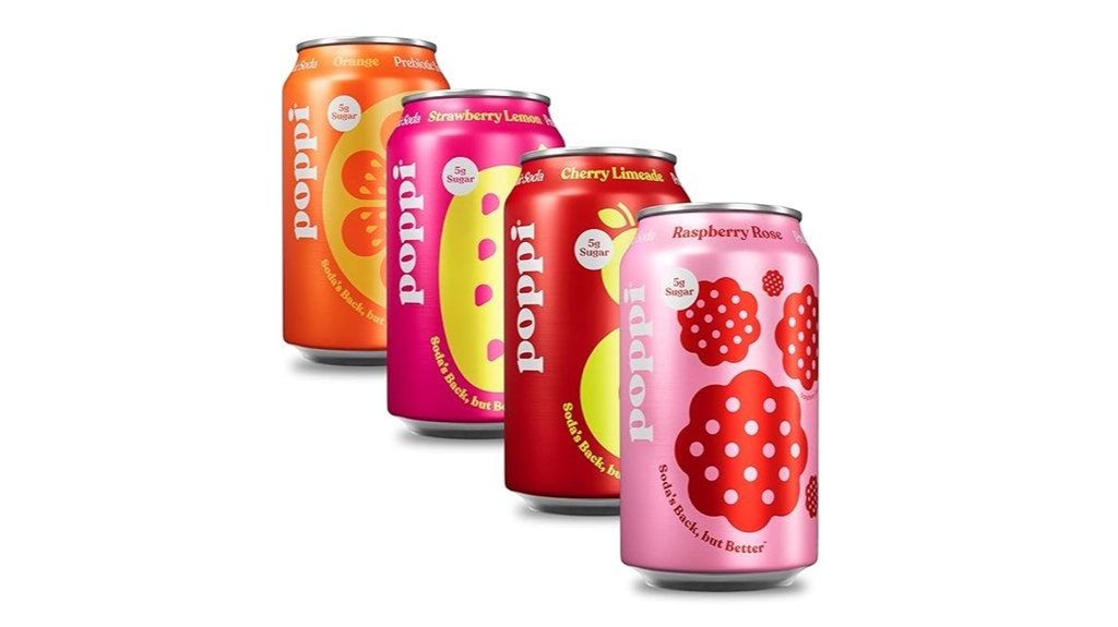 sparkling prebiotic soda beverage pack