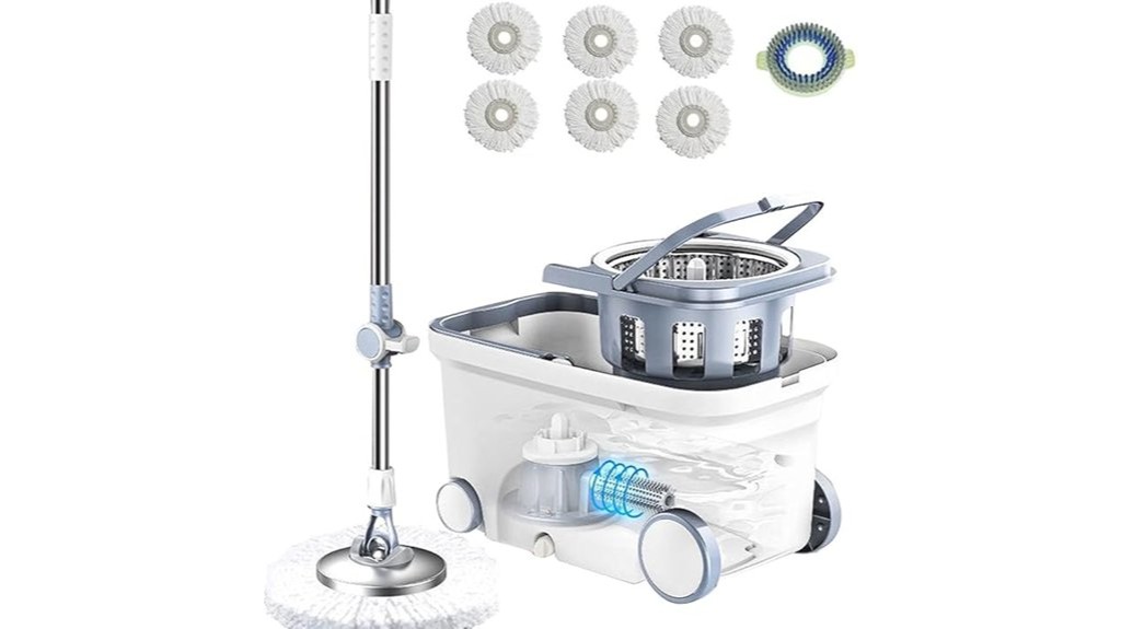 spin mop deluxe floor cleaning