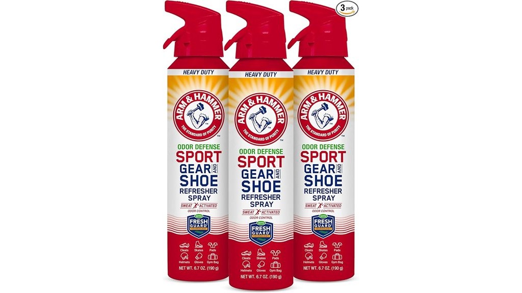 sports equipment refresher spray