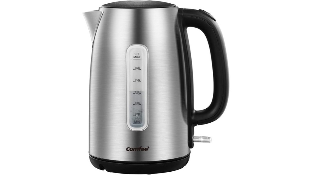stainless steel electric kettle capacity