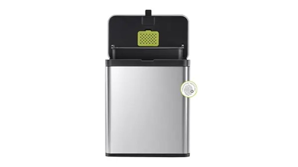 stainless steel kitchen compost bin