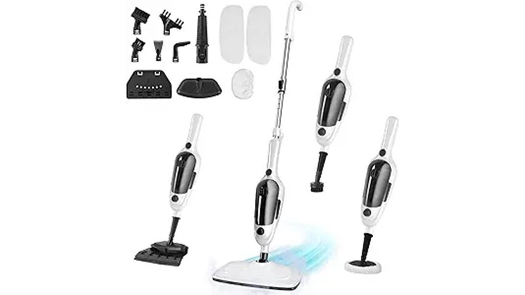 steam mop accessorized cleaning solution