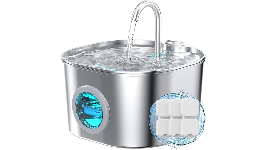 steel fountain for pets