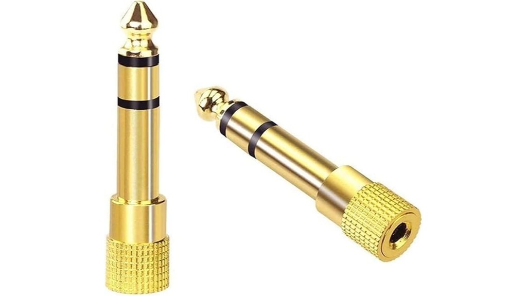 stereo audio adapter size conversion