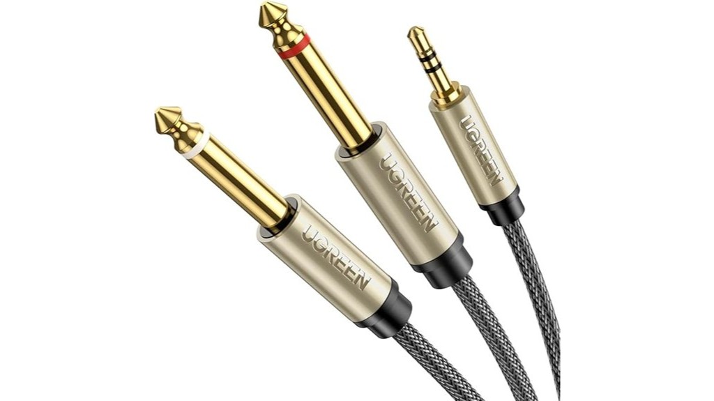 stereo audio cable 6 6 feet long