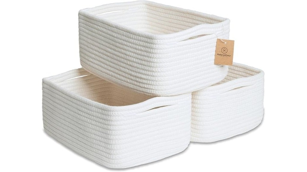 storage baskets for shelves