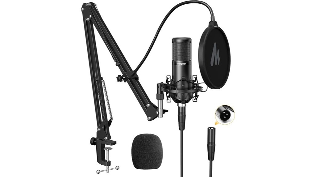 streaming and podcasting condenser microphone