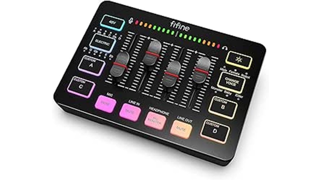 streaming rgb pc audio mixer