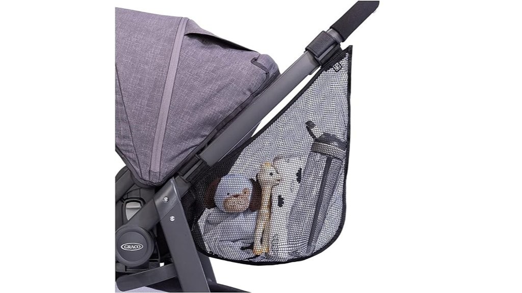 stroller cargo net attachment