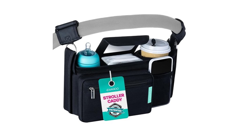 stroller organizer with cup holder