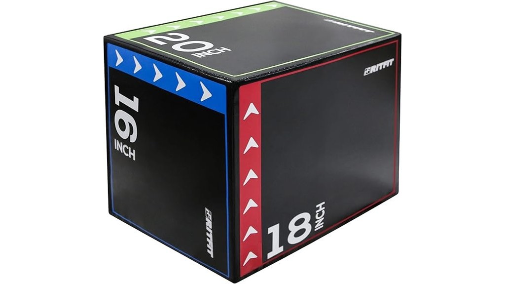 sturdy plyometric foam exercise box