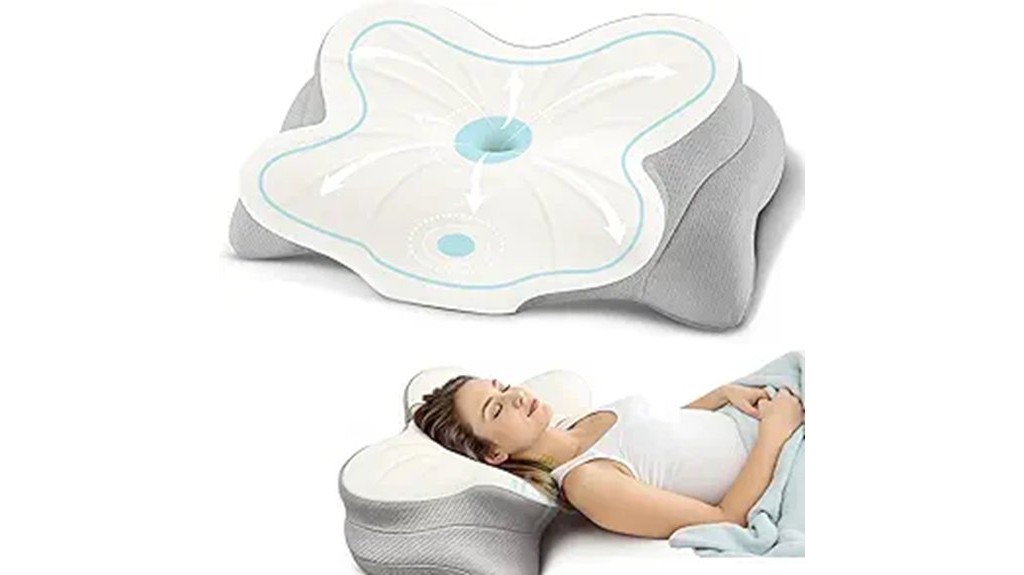 supportive memory foam neck pillow