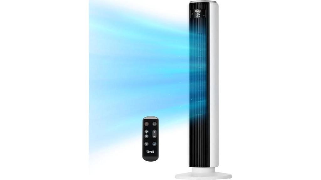 tall oscillating bedroom fan