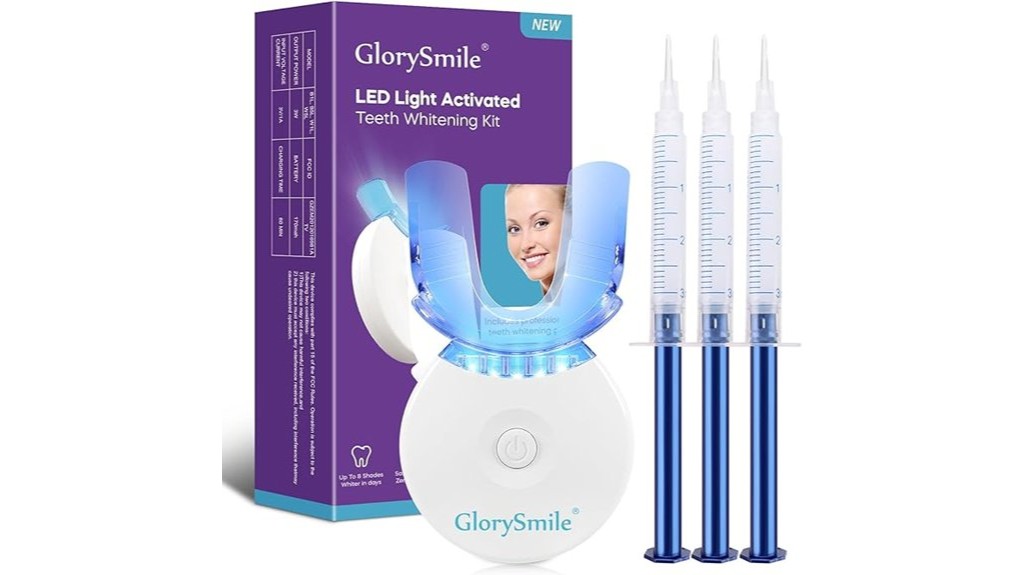 teeth whitening led light kit