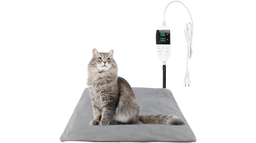 temperature adjustable pet heating pad