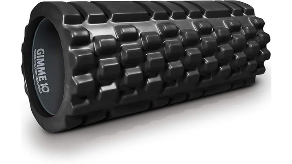 textured foam roller three zones