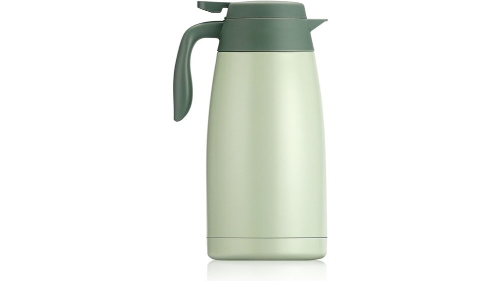 thermal insulated stainless steel coffee carafe