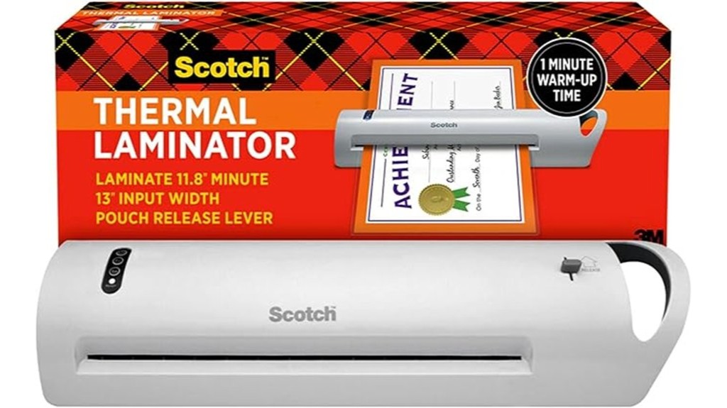 thermal lamination device for scotch