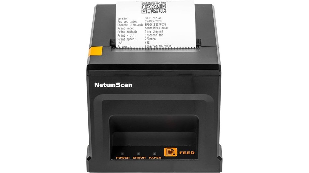 thermal receipt printing device