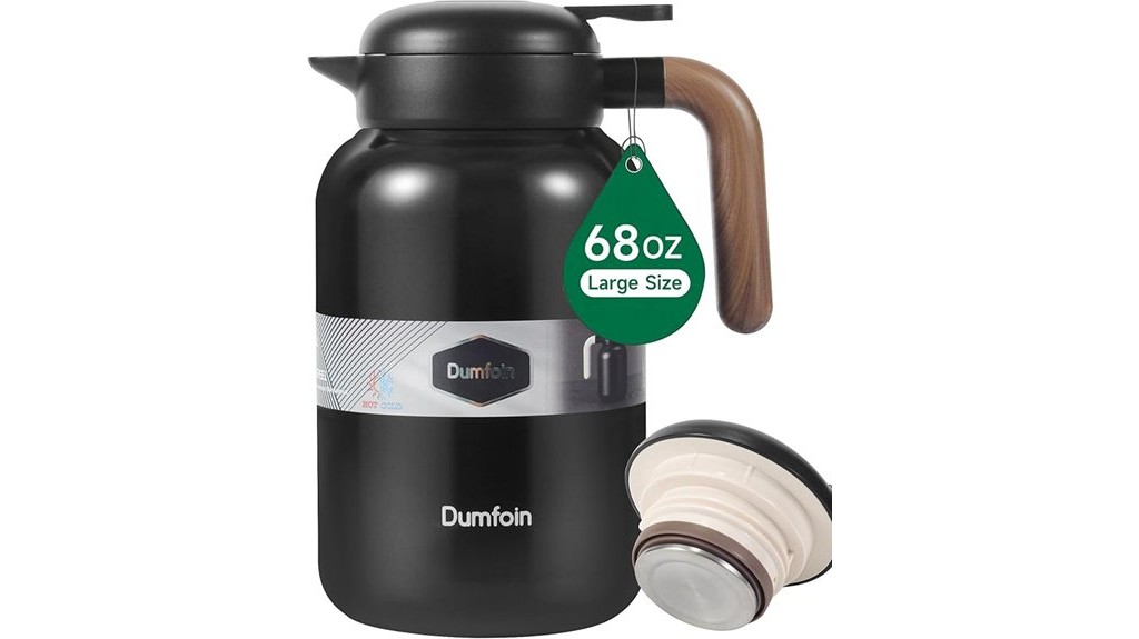 thermal stainless steel insulated vacuum coffee carafes