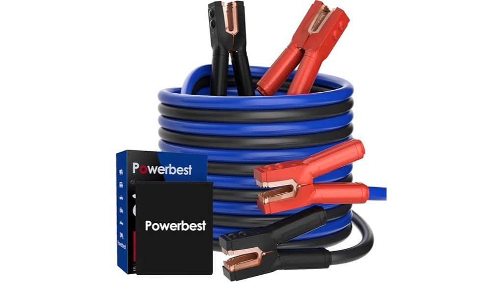 thick long heavy duty jumper cables