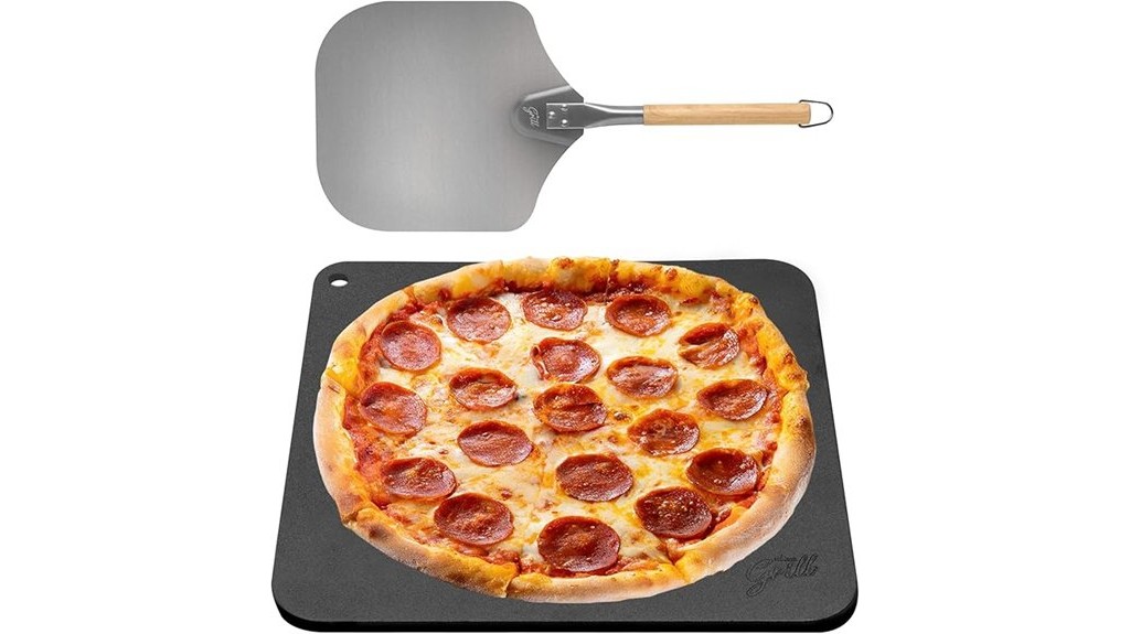thick square conductive metal pizza steel
