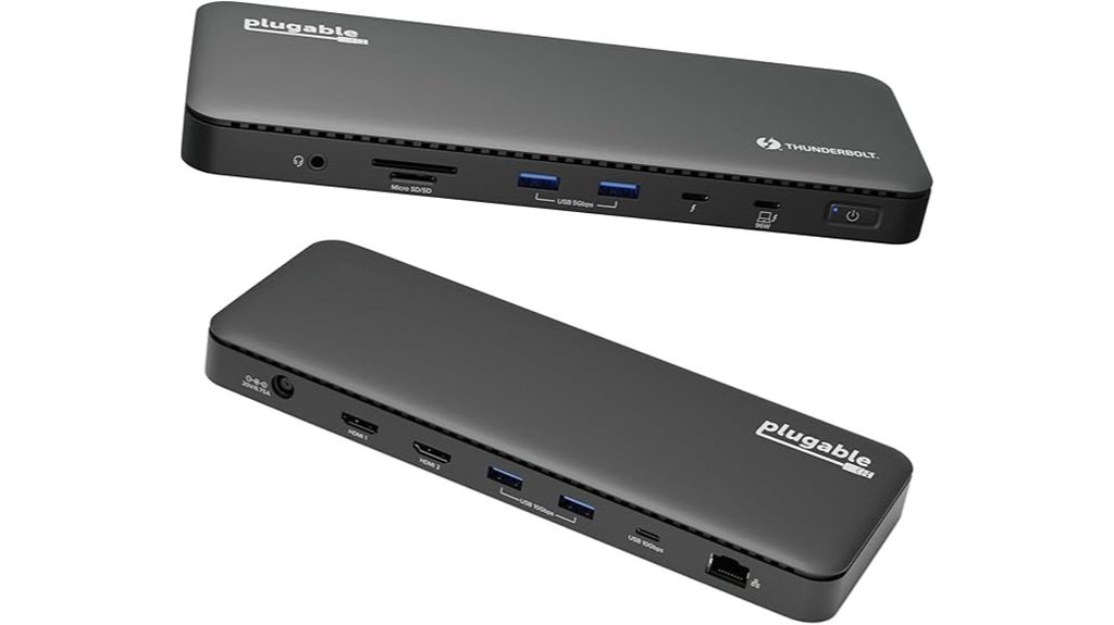 thunderbolt 4 dock with 100w charging